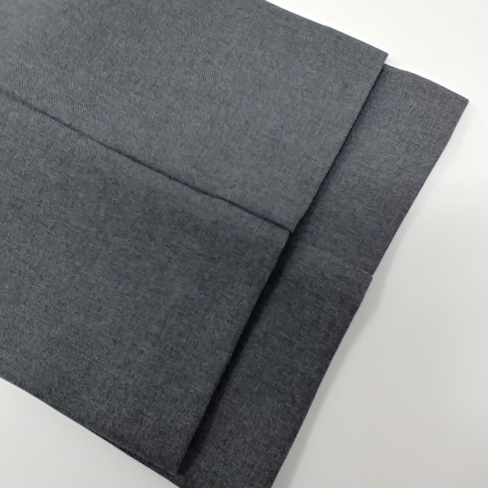 Women's elastic waist gray polyester slacks